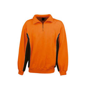 Top Selling <b>Men's</b> Black Quarter Zip Knit Sweater Solid Color <b>Long</b> Sleeve Pullover Autumn Wear Regular Fit - Product Image 4