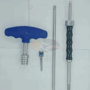 Spine <b>Screw</b> <b>Set</b> with 10 Pedicle <b>Screws</b> Including 2 Rods and Spine <b>Screw</b> Driver High Quality Orthopedic Spinal Implant System - Product Image 4