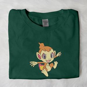 Sudadera Beige para Hombre con Bordado de Hámster, Diseño de Animal con Bolsillo, Cuello Redondo, Algodón, Estilo Casual para Uso Diario - Product Image 2