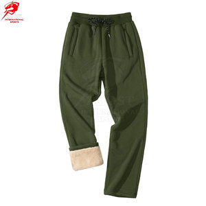 Premium Quality <b>Men</b> Fleece <b>Trousers</b> Warm Soft Cotton Jogger Pants Comfortable <b>Winter</b> Casual Sportswear Style - Product Image 2