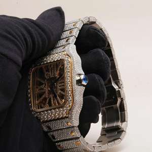 Best Quality Diamond <b>Watch</b> for Men with Stainless Steel Strap Waterproof Chronograph Design for Business Available For Sale - Product Image 2