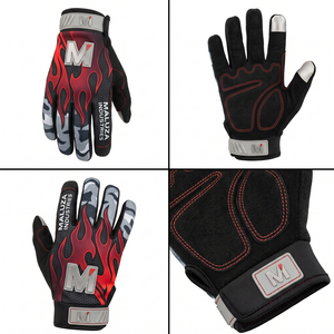 Custom Logo Multi Function Mechanic <b>Gloves</b> Wear Resistant Polyester Palm Moisture-Wicking Anti-Slip Touchscreen Automotive - Product Image 5