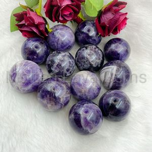 Esfera de Cristal de Amatista Chevron Natural, Pulida a Mano, Gema Curativa Púrpura, Feng Shui, Meditación Religiosa, Reiki - Product Image 6