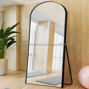 Reloj de pared de metal con muchas formas redondas y de calidad de hierro con espejo grande para uso prolongado y decoración de paredes disponible a precios asequibles - Product Image 6