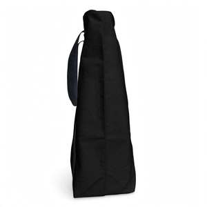 Sac fourre-tout en toile noir uni, style minimaliste, sac de shopping toutes saisons - Product Image 3