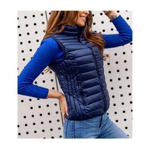 Pantalones de equitación acolchados de invierno para mujer, azul marino, cuello alto, manga larga, ropa ecuestre, poliéster/nailon, chaleco 2026 - Product Image 4