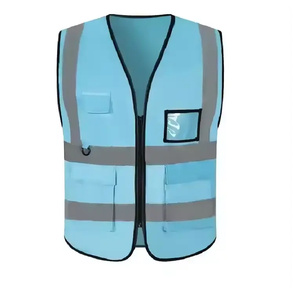 Gilet de sécurité haute visibilité NESTA SPORTS en maille de haute qualité, gilet de protection du travail à haute visibilité avec poches - Product Image 1