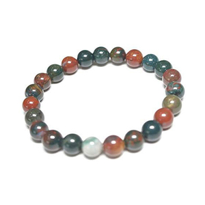 Wholesale Natural <b>Crystal</b> Polished Bloodstone <b>Bracelets</b> Agate Jewelry 8mm/10mm Beads Easter Woman Gift Buy at Amayra <b>Crystals</b> - Product Image 1