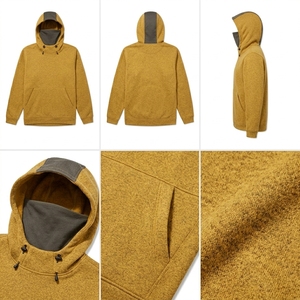 Fabricant de sweats à capuche en molleton de qualité supérieure, col haut, vente en gros - Product Image 5