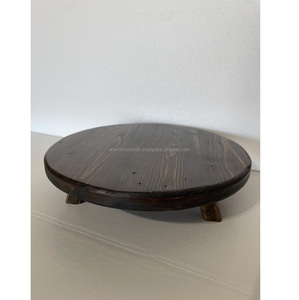 Base Redonda de Madera Premium para Pasteles, Soporte para Exhibición de Postres para Uso en Panaderías - Product Image 2