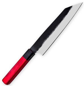 Couteau de chef personnalisé OEM fait main, à lame droite, en acier 12C27 |   Couteau de cuisine à lame fixe avec manche en bois - Product Image 5