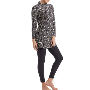 Nuevo Traje de Baño Modesto para Mujer con Mangas Largas, Burkini Islámico Deportivo, Traje de Baño Tradicional Islámico - Product Image 3