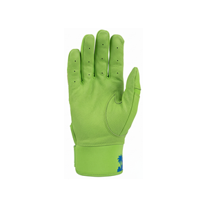 Guantes de Bateo de Béisbol y Sóftbol de Cuero con Palma Texturizada, Dedos Completos, Puño Largo, Muñequera Ajustable, Transpirables, Duraderos y Personalizables - Product Image 2