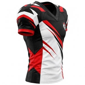 Camiseta de Fútbol Americano Personalizada para Equipos Juveniles, Ropa Deportiva de Malla Ligera y Cómoda, Nombre y Número Personalizados - Product Image 2