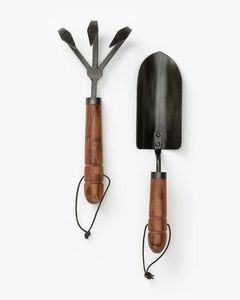 Juego de herramientas de jardinería con mango de madera y caja de almacenamiento para plantar y mantener el jardín en casa - Product Image 2