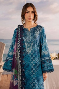 Trajes pakistaníes de algodón/tela de lino, diseño shalwar kameez para mujer, vestido de alta calidad, trajes bordados de algodón/tela de lino - Product Image 2