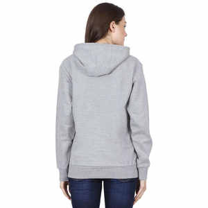 Sudaderas con capucha personalizadas de otoño/invierno para mujer, con cierre de 1/4, cuello polo, fabricante de sudaderas con capucha personalizadas - Product Image 3