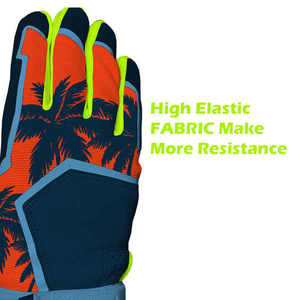 High Quality Baseball Batting Gloves Soft Leather Palm Anti Slip Grip Gloves for Baseball Practice and <b>Game</b> Use - Product Image 4