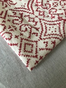 ผ้าฝ้ายพิมพ์ลายด้วยมือ ลายเรขาคณิต |   เหมาะสำหรับคุรตี, ชุดเดรส และของตกแต่งบ้าน - Product Image 4