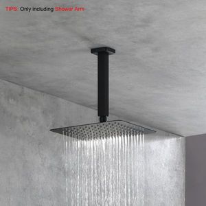 Braccio di Estensione per Doccia a Soffitto con Filettatura Conica 1/2 NPT e Soffione a Pioggia, Accessorio per Cabina Doccia - Product Image 4