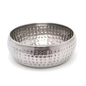 Tazón de Servir de Metal con Acabado de Lujo, Tazón de Acero Inoxidable para Alimentos, Vajilla Elegante para Cocina y Comedor, Plato para Servir Ensaladas y Frutas, Decoración para el Hogar - Product Image 2