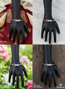 Exclusivos Brazaletes para Fiesta, Adorno de Muñeca para Damas de Honor, Glamorosas Pulseras Indias Festivas, Joyería de Moda para Bodas - Product Image 6