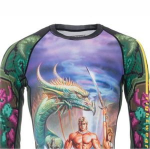 Camiseta de compresión Rash Guard con diseño personalizado por sublimación, Rash Guard Bjj con estampado personalizado para hombre, Fortleo - Product Image 5