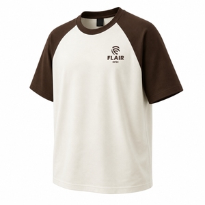 เสื้อยืดแร็กแลนสีขาวและสีน้ำตาลแบบสั่งทำพิเศษ – เสื้อยืดสตรีทแวร์ผ้าฝ้ายพรีเมียมทรงโอเวอร์ไซส์สำหรับผู้ชายและผู้หญิง - Product Image 5