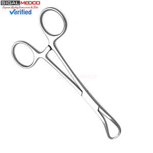 Pinzas para Toallas Backhaus de 5.25 Pulgadas, Acero Inoxidable, Instrumentos Quirúrgicos Manuales con Certificación CE para Cirugía General, Fijación de Paños Quirúrgicos - Product Image 5