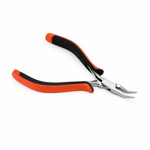 Professional Bent Nose Pliers Jewelry Making High Carbon Steel Ergonomic Handle Precision Beading Crafting Wire Wrapping <b>Tool</b> - Product Image 3
