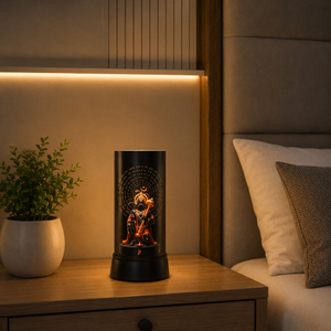Hanuman Ji Divine Glow LED <b>Table</b> <b>Lamp</b> Bajrangbali Spiritual Night Light Religious Decor for Bedroom Temple Meditation Living - Product Image 2