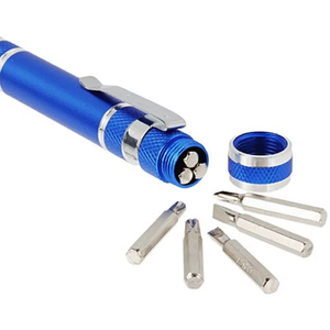 Stylo multifonction 8 en 1 avec logo personnalisé, tournevis portable, outil de réparation de poche en alliage d'aluminium pour l'électronique et la maintenance DIY - Product Image 4