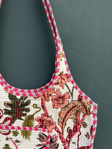 Sac fourre-tout en coton personnalisé pour femmes, couleur unie, multicolore, fermeture éclair durable, tendance, léger, pour la plage, les voyages, l'hiver et l'été - Product Image 4