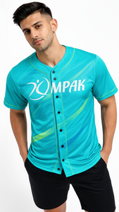 Maillot de baseball moderne à manches courtes, entièrement imprimé par sublimation, anti-humidité, coupe classique pour équipes, marques et mode urbaine - Product Image 5