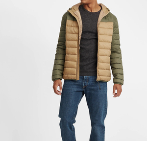Puffer <b>Jacket</b> <b>Men</b> High Quality <b>Long</b> Sleeve Winter Solid Reversible Best Selling Reasonable Price - Product Image 3