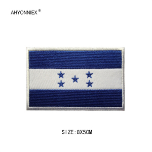 แผ่นปะติดผ้ารูปธงชาติแบบปักมือ AHYONNIEX ทำจากผ้าสักหลาดไม่ทอ รูปทรงสี่เหลี่ยมผืนผ้า สำหรับติดเสื้อผ้า PER HND GTM - Product Image 2