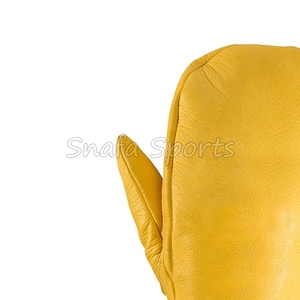 Gants de protection pour les mains en cuir personnalisés, pour adultes et jeunes, avec logo personnalisé - Product Image 5