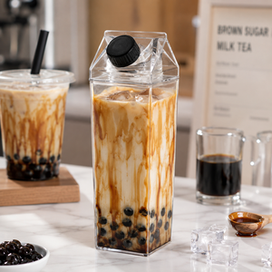 Botella de Plástico Transparente PET de 500 ml para Té con Leche, Tapa de Rosca, Color Personalizado, Certificación ISO 9001, para Bebidas, Fábrica en Vietnam - Product Image 2