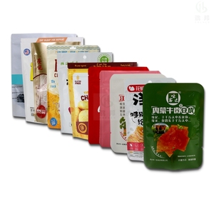 الأكثر مبيعًا كيس ورق كرافت بني فاخر عالي الجودة حقيبة الوقوف مع نافذة للطعام كاملة مع ملحق الشريط - Product Image 3