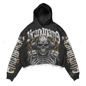 High Quality <b>Streetwear</b> <b>Y2K</b> Fashion Custom Brand Pullover Hoodies for Women Wholesale Personalized Design Printed Man Hoodi - Product Image 2