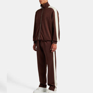 Conjunto Deportivo para Hombre, Chaqueta con Cierre y Bolsillos, Pantalones Deportivos, Personalizable, de Tela Gruesa, 2 Piezas, Informal, para Gimnasio y Entrenamiento - Product Image 6