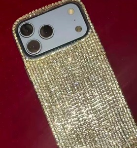 Handmade Embroidered Glass Bead Phone Case <b>Foundation</b> Fabric Accessory - Product Image 1