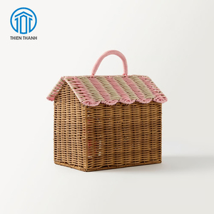 Best Selling New Design Handmade Rattan House <b>Storage</b> <b>Basket</b> High Quality Wicker <b>Toy</b> <b>Basket</b> Nursery Home Organizer - Product Image 2