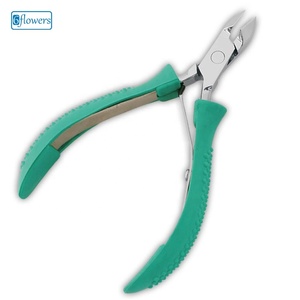 Cortacutículas de Acero Inoxidable con Empuñadura de Plástico, Apertura de Mandíbula Ancha, Instrumento de Belleza Manual Duradero Hecho a Mano, Certificado CE Clase I - Product Image 1