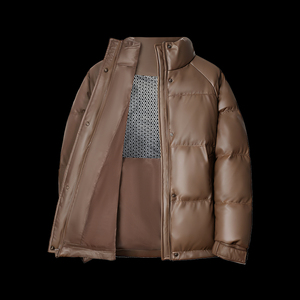 Polyester/Nylon Men's Custom Logo Embroidery Winter <b>White</b> Duck Puffer Heated Breathable <b>Waterproof</b> Windproof Hooded <b>Jackets</b> - Product Image 3