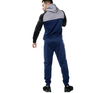 Conjunto Deportivo Informal de Dos Piezas con Pantalones Cortos y Chaqueta con Cremallera, Personalizable con Logotipo, para Hombre - Product Image 2