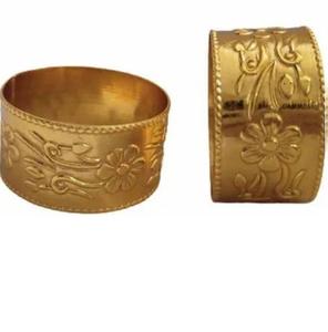 Porte-serviettes en métal de qualité supérieure, finition plaquée or, pour la décoration de table lors de dîners, porte-serviettes de qualité supérieure - Product Image 1