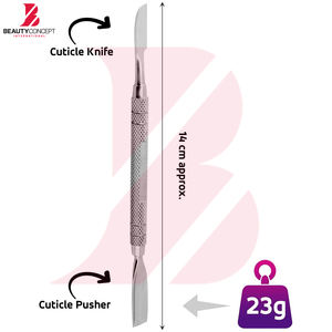 Nouvel outil poussoir à cuticules de 6 pouces, coupe-cuticules et poussoir à extrémité lame pour une élimination sûre et précise des cuticules - Product Image 3