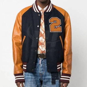 Chaqueta Letterman Personalizada para Hombre, Chaqueta Letterman Premium de Estilo Urbano, 100% Algodón, Precio al por Mayor - Product Image 2