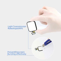 Panel Layar Sentuh Digitizer Sensor Kaca dengan OCA Untuk Apple Watch Seri 1 2 3 4 5 6 SE SE2 Pengganti Lensa Layar LCD